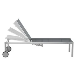 OUTLIV. Oviedo Rollliege Edelstahl/Textilene Silber-Schwarz 18 OUTLIV. Oviedo Rollliege Edelstahl/Textilene Silber-Schwarz -Gartenmöbel Verkauf outliv denver deluxe rollliege edelstahl textilene silber schwarz 5