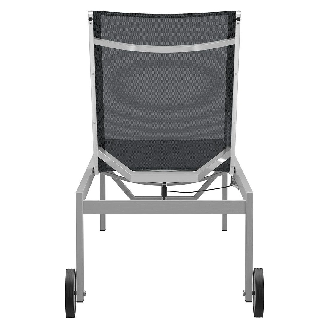 OUTLIV. Oviedo Rollliege Edelstahl/Textilene Silber-Schwarz 7 OUTLIV. Oviedo Rollliege Edelstahl/Textilene Silber-Schwarz - Image 7