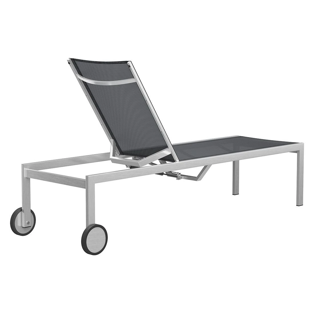 OUTLIV. Oviedo Rollliege Edelstahl/Textilene Silber-Schwarz 8 OUTLIV. Oviedo Rollliege Edelstahl/Textilene Silber-Schwarz - Image 8