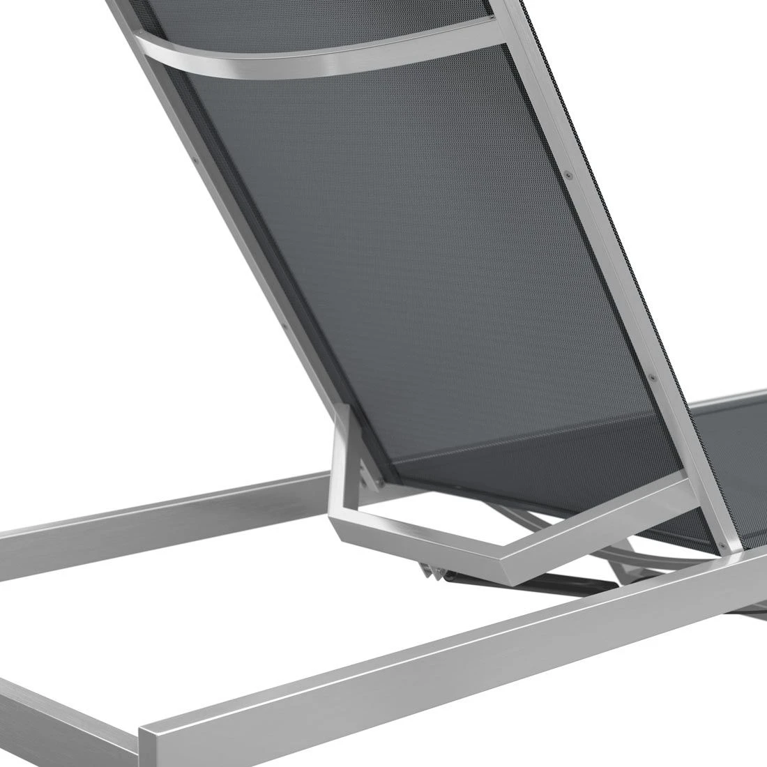 OUTLIV. Oviedo Rollliege Edelstahl/Textilene Silber-Schwarz 9 OUTLIV. Oviedo Rollliege Edelstahl/Textilene Silber-Schwarz - Image 9