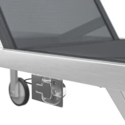 OUTLIV. Oviedo Rollliege Edelstahl/Textilene Silber-Schwarz 22 OUTLIV. Oviedo Rollliege Edelstahl/Textilene Silber-Schwarz -Gartenmöbel Verkauf outliv denver deluxe rollliege edelstahl textilene silber schwarz 9