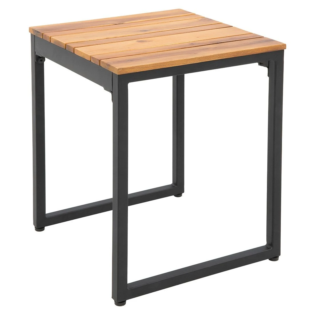 OUTLIV. Floris Hocker Stahl/Akazie Schwarz/Natur 1 OUTLIV. Floris Hocker Stahl/Akazie Schwarz/Natur