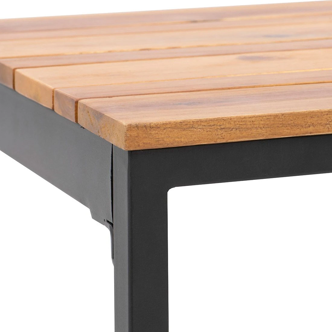 OUTLIV. Floris Hocker Stahl/Akazie Schwarz/Natur 5 OUTLIV. Floris Hocker Stahl/Akazie Schwarz/Natur - Image 5