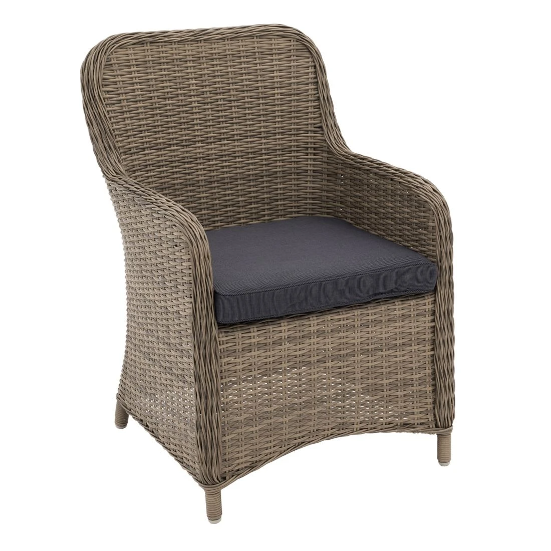 OUTLIV. Java Gartensessel Geflecht/Polyester Natur/Anthrazit 1 OUTLIV. Java Gartensessel Geflecht/Polyester Natur/Anthrazit