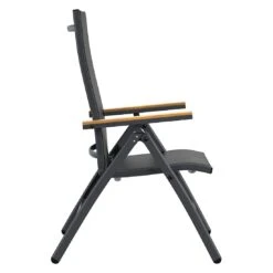 OUTLIV. Kobe Klappsessel Aluminium/Textilene Anthrazit -Gartenmöbel Verkauf outliv kobe klappsessel aluminium textilene 1340793 3