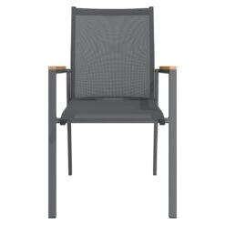 OUTLIV. Kobe Stapelsessel Aluminium/Textilene Mit Teakarmlehnen Anthrazit 12 OUTLIV. Kobe Stapelsessel Aluminium/Textilene Mit Teakarmlehnen Anthrazit -Gartenmöbel Verkauf outliv kobe stapelsessel aluminium textilene teak al dark grey charcoal 1169446 4