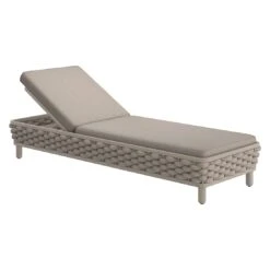 OUTLIV. Leon Gartenliege Aluminium/Rope/Olefin Beige