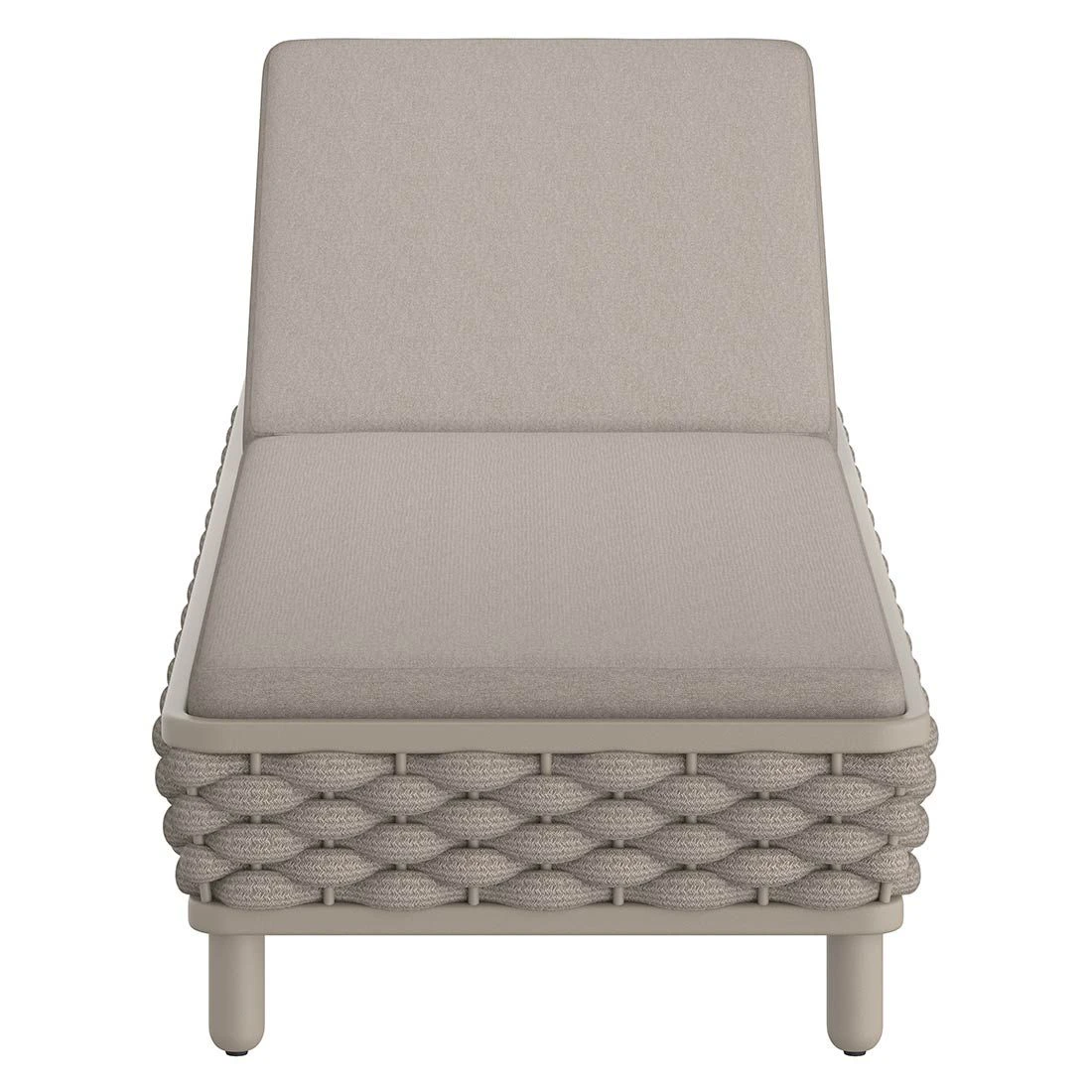 OUTLIV. Leon Gartenliege Aluminium/Rope/Olefin Beige 4 OUTLIV. Leon Gartenliege Aluminium/Rope/Olefin Beige - Image 4