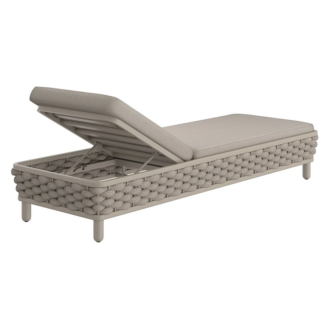 OUTLIV. Leon Gartenliege Aluminium/Rope/Olefin Beige 7 OUTLIV. Leon Gartenliege Aluminium/Rope/Olefin Beige - Image 7