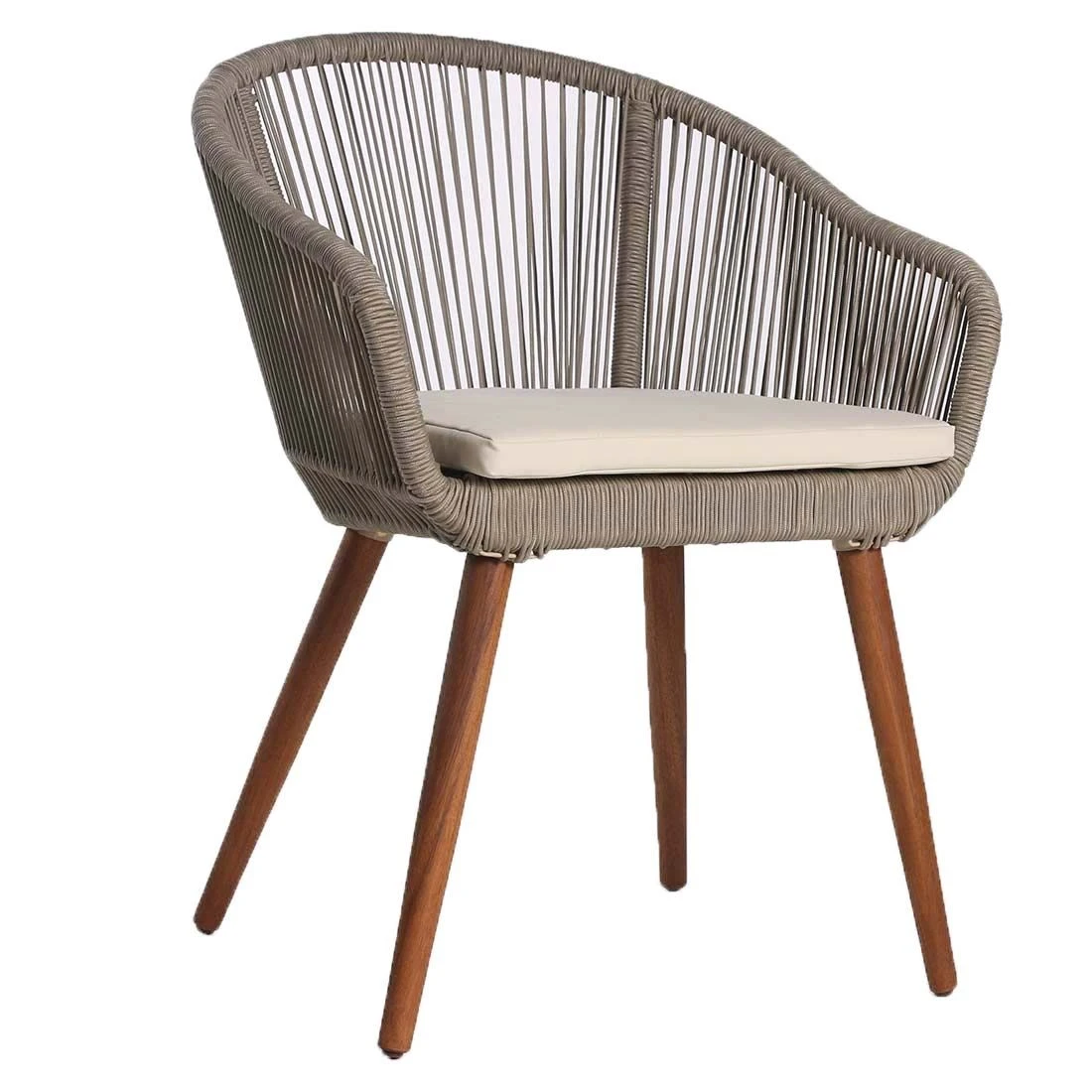 OUTLIV. Lille Gartensessel Akazie/Rope Akazie Geölt/Taupe 1 OUTLIV. Lille Gartensessel Akazie/Rope Akazie Geölt/Taupe