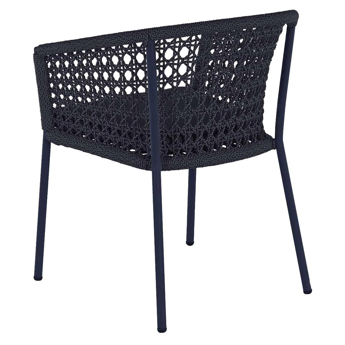 OUTLIV. Zui Gartensessel Aluminium/Rope Inkl. Kissen Charcoal 5 OUTLIV. Zui Gartensessel Aluminium/Rope Inkl. Kissen Charcoal - Image 5