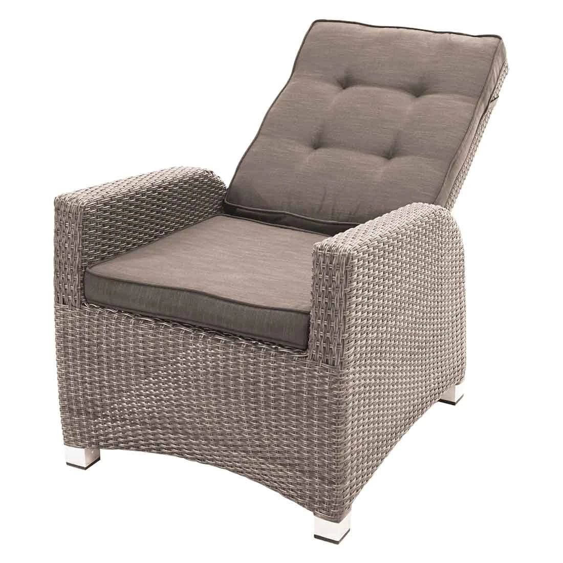 Ploß Nizza Comfort Gartensessel Geflecht/Polster Natur-Beige-Braun-Meliert/Savanna 2 Ploß Nizza Comfort Gartensessel Geflecht/Polster Natur-Beige-Braun-Meliert/Savanna - Image 2