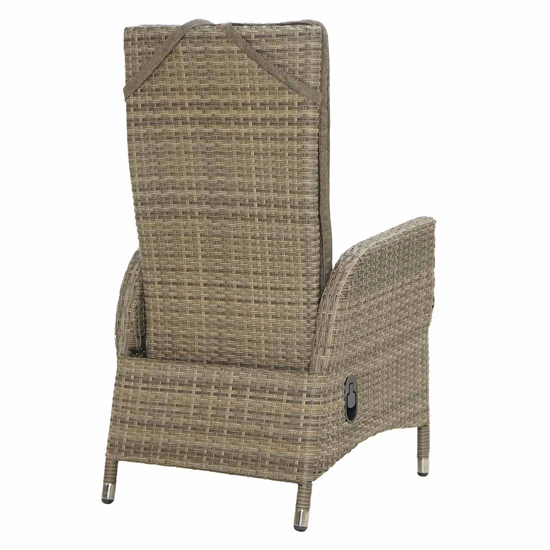 Ploß Nizza Gartensessel Geflecht/Polster Natur-Beige-Braun-Meliert/Savanna 7 Ploß Nizza Gartensessel Geflecht/Polster Natur-Beige-Braun-Meliert/Savanna - Image 7