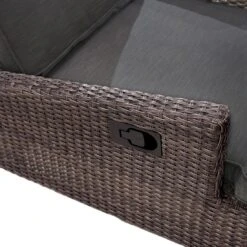 Ploß Rocking Comfort Gartenliege Geflecht Grau-Braun-Meliert/Anthrazit -Gartenmöbel Verkauf ploss rocking rollliege geflecht grau braun meliert anthrazit 1001047 5