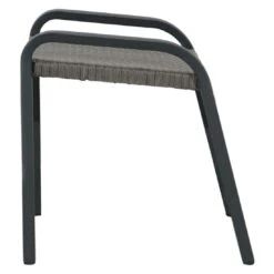 Ploß Tuvalu Hocker Aluminium/Geflecht Grau -Gartenmöbel Verkauf ploss tuvalu hocker aluminium geflecht 1367457 3