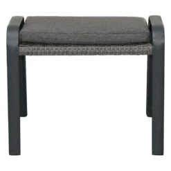 Ploß Tuvalu Hocker Aluminium/Geflecht Grau -Gartenmöbel Verkauf ploss tuvalu hocker aluminium geflecht 1367457 8