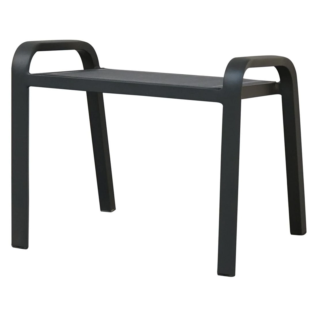 Ploß Tuvalu Hocker Aluminium/Textilene Grau 3 Ploß Tuvalu Hocker Aluminium/Textilene Grau - Image 3