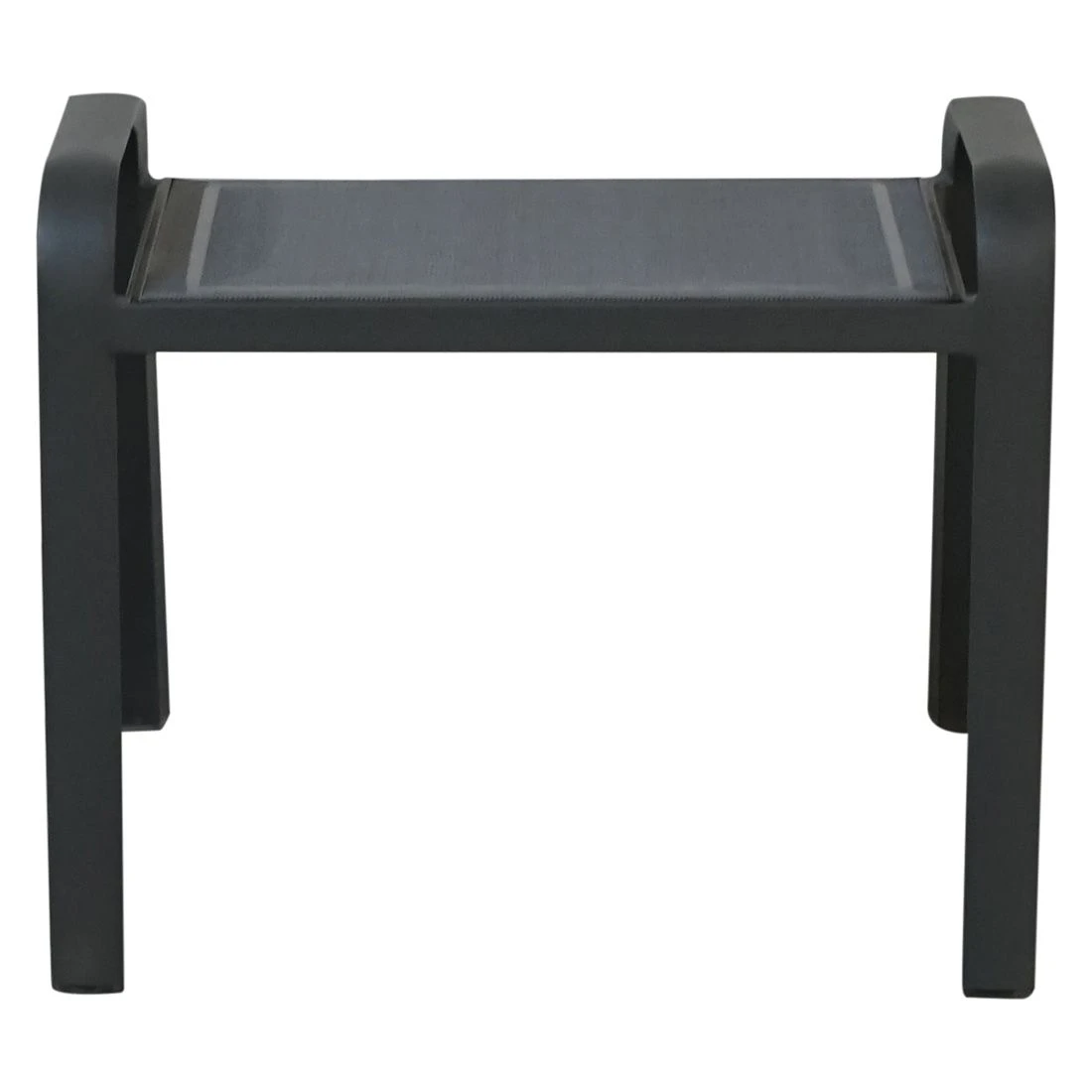 Ploß Tuvalu Hocker Aluminium/Textilene Grau 5 Ploß Tuvalu Hocker Aluminium/Textilene Grau - Image 5