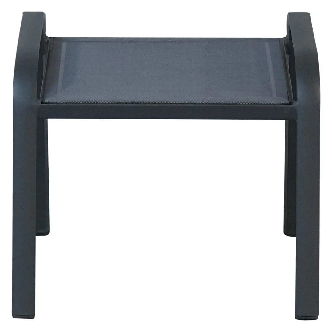 Ploß Tuvalu Hocker Aluminium/Textilene Grau 6 Ploß Tuvalu Hocker Aluminium/Textilene Grau - Image 6