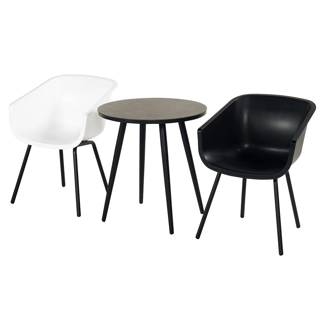 Schöner Wohnen Texel Gartensessel Aluminium/Kunststoff Schwarz 2 Schöner Wohnen Texel Gartensessel Aluminium/Kunststoff Schwarz - Image 2