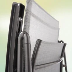 Sieger Sirio Klappsessel Aluminium/Textilene Eisengrau/Hellgrau -Gartenmöbel Verkauf sieger sirio klappsessel aluminium textilux 1360241 4