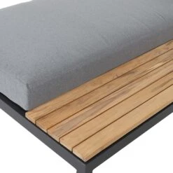 Siena Garden Alvida Gartenliege Links Aluminium/Polyester Matt Anthrazit/Grau -Gartenmöbel Verkauf siena garden alvida loungeliege links aluminium polyester inkl kissen 1427418 7