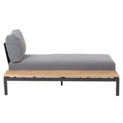 Siena Garden Alvida Gartenliege Rechts Aluminium/Polyester Matt Anthrazit/Grau -Gartenmöbel Verkauf siena garden alvida loungeliege rechts aluminium polyester inkl kissen 1427440 3