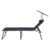 Siena Garden Premium Dreibeinliege Aluminium/2D Mesh Anthrazit