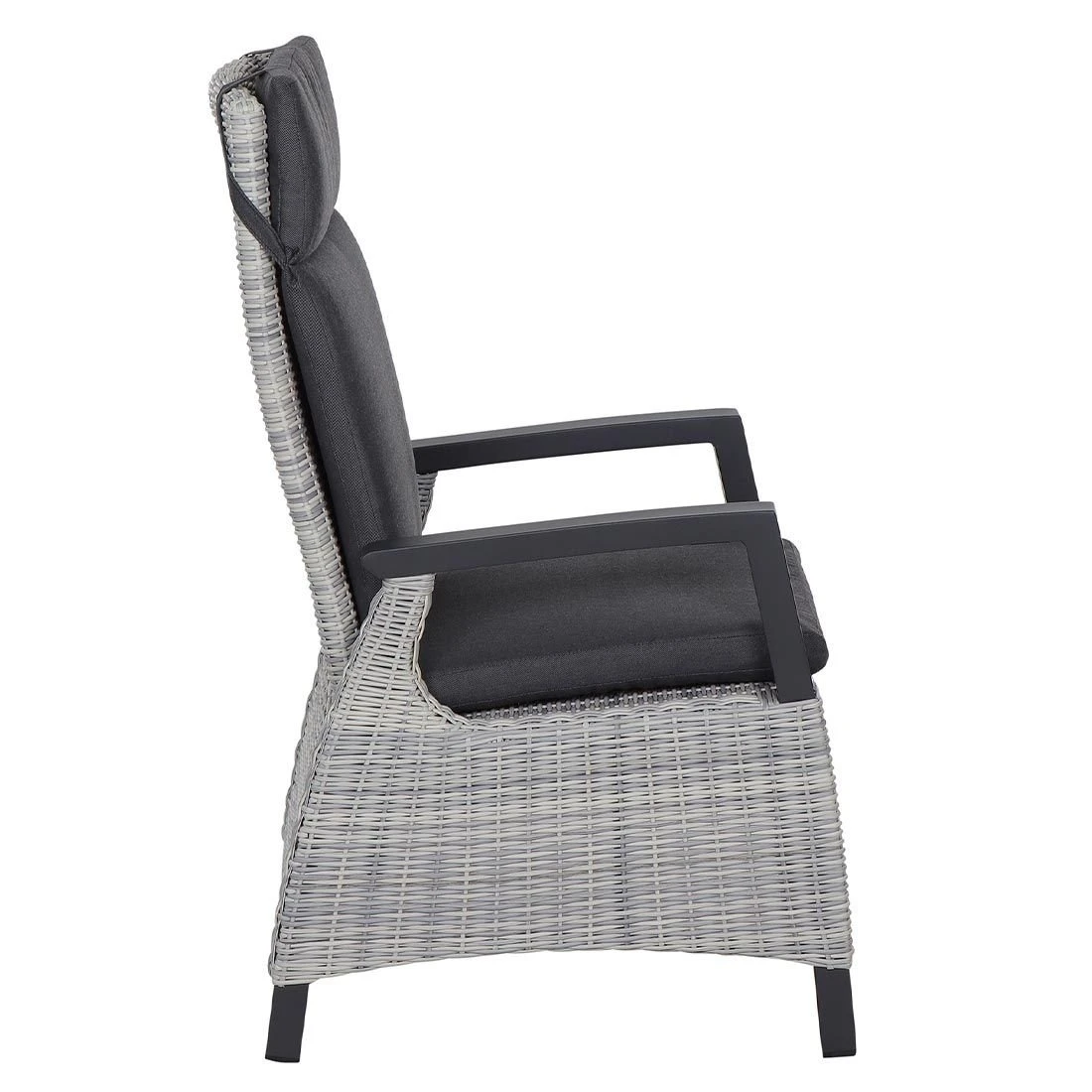 Siena Garden Corido Gartensessel Aluminium/Gardino®-Geflecht Matt Anthrazit/Ice Grey 4 Siena Garden Corido Gartensessel Aluminium/Gardino®-Geflecht Matt Anthrazit/Ice Grey - Image 4