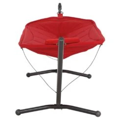 Siena Garden Panama Hängematte Mit Gestell Stahl/Oxfordgewebe Grau/Rot -Gartenmöbel Verkauf siena garden panama haengematte mit gestell stahl oxfordgewebe 1363827 3