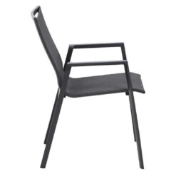 Siena Garden Reno Stapelsessel Aluminium/Ranotex®-Gewebe Matt Anthrazit/Grau -Gartenmöbel Verkauf siena garden reno stapelsessel aluminium ranotexr gewebe 1363838 4