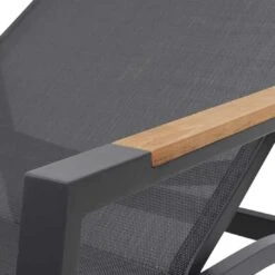 Siena Garden Savona Gartenliege Aluminium/Ranotex Anthrazit/Schwarz-Silber -Gartenmöbel Verkauf siena garden savona gartenliege aluminium ranotex 1352992 7