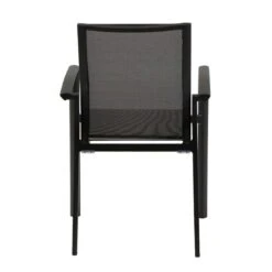 Siena Garden Velia Stapelsessel Aluminium/Textilene Anthrazit/Schwarz-Grau -Gartenmöbel Verkauf siena garden velia stapelsessel aluminium textilene charcoal grey anthrazit 1001597 3