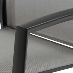 Siena Garden Velia Stapelsessel Aluminium/Textilene Anthrazit/Schwarz-Grau -Gartenmöbel Verkauf siena garden velia stapelsessel aluminium textilene charcoal grey anthrazit 1001597 4