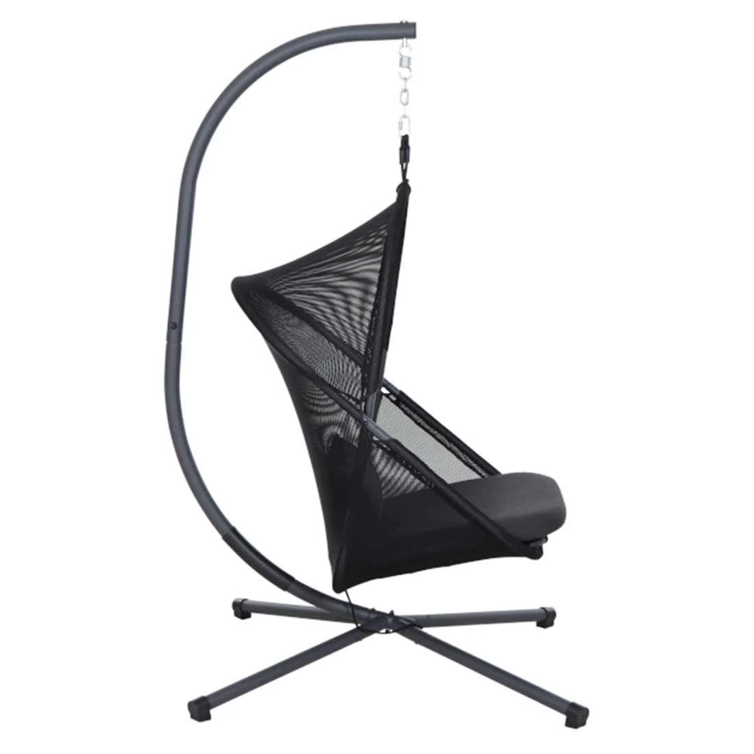 Siena Garden Yobaya Hängesessel Stahl/Polyester Inkl. Kissen Anthrazit/Cool Black 3 Siena Garden Yobaya Hängesessel Stahl/Polyester Inkl. Kissen Anthrazit/Cool Black - Image 3