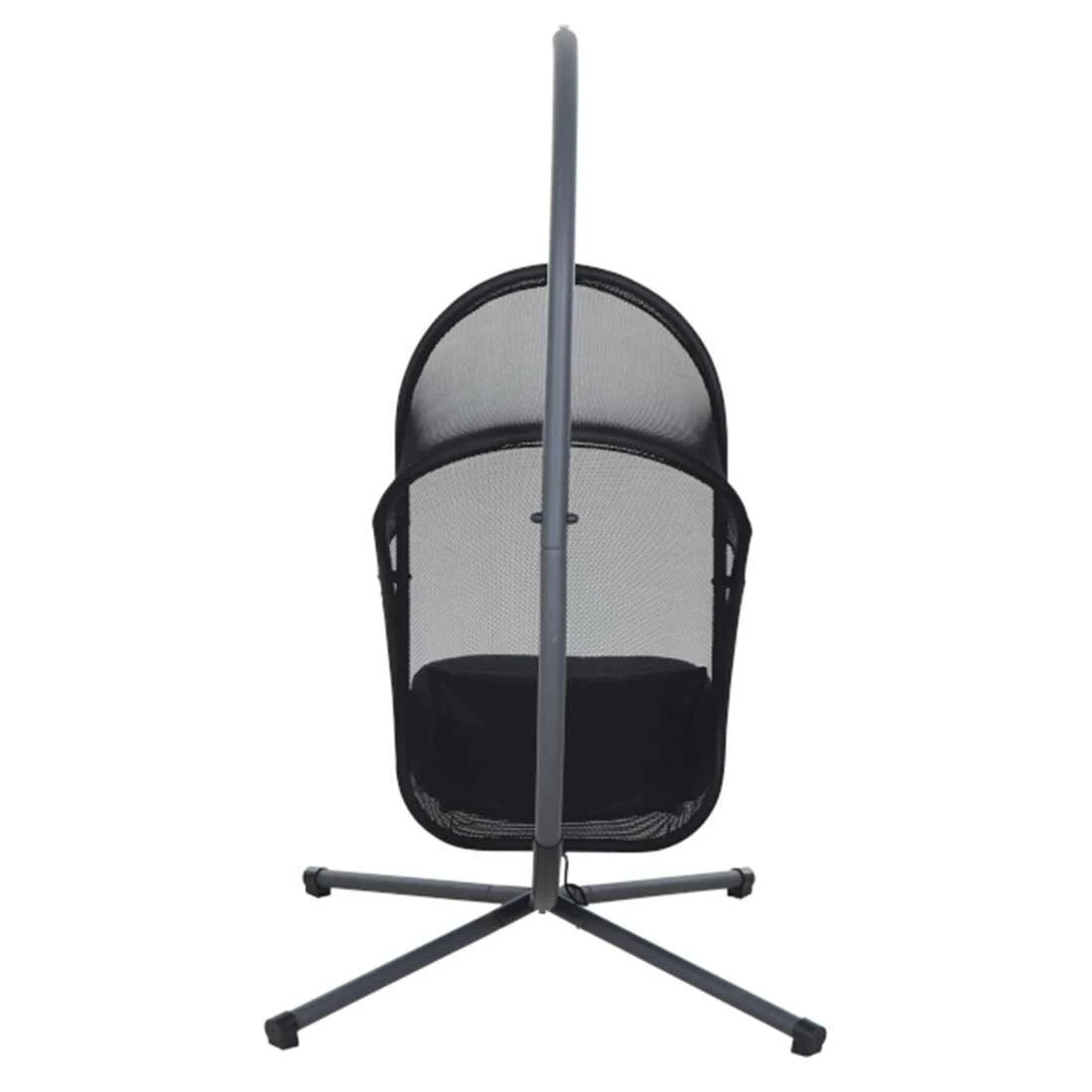 Siena Garden Yobaya Hängesessel Stahl/Polyester Inkl. Kissen Anthrazit/Cool Black 5 Siena Garden Yobaya Hängesessel Stahl/Polyester Inkl. Kissen Anthrazit/Cool Black - Image 5