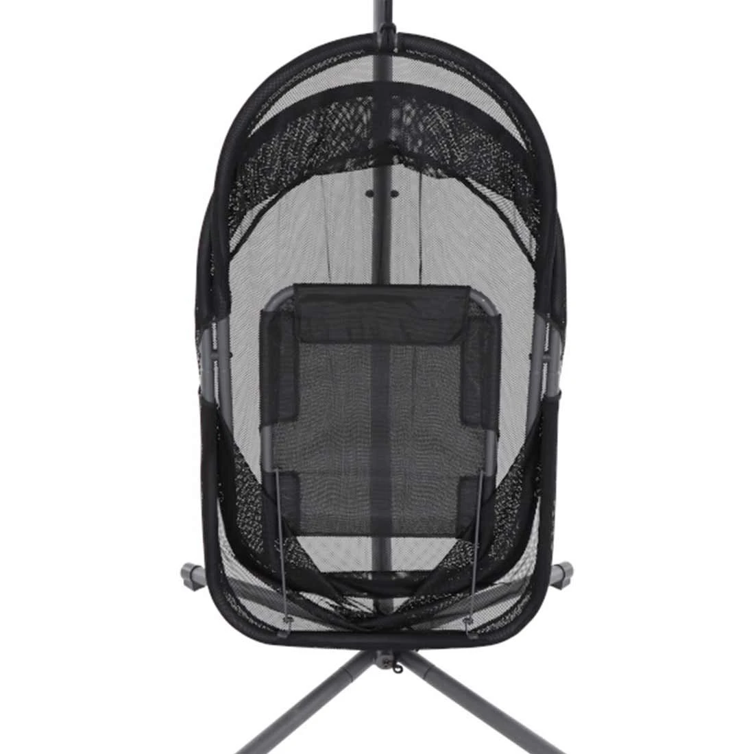 Siena Garden Yobaya Hängesessel Stahl/Polyester Inkl. Kissen Anthrazit/Cool Black 6 Siena Garden Yobaya Hängesessel Stahl/Polyester Inkl. Kissen Anthrazit/Cool Black - Image 6