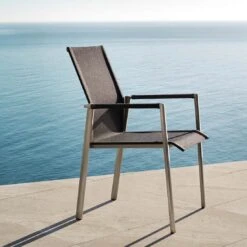 Solpuri Dance Stapelsessel Edelstahl/Textilene Silber/Coal -Gartenmöbel Verkauf solpuri dance stapelsessel edelstahl textilene 1475015 12