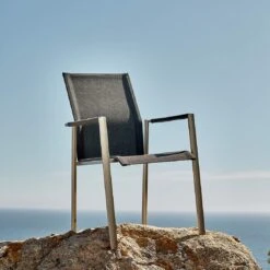 Solpuri Dance Stapelsessel Edelstahl/Textilene Silber/Coal -Gartenmöbel Verkauf solpuri dance stapelsessel edelstahl textilene 1475015 17