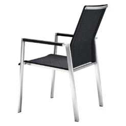 Solpuri Dance Stapelsessel Edelstahl/Textilene Silber/Coal -Gartenmöbel Verkauf solpuri dance stapelsessel edelstahl textilene 1475015 5