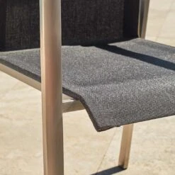 Solpuri Dance Stapelsessel Edelstahl/Textilene Silber/Coal -Gartenmöbel Verkauf solpuri dance stapelsessel edelstahl textilene 1475015 9