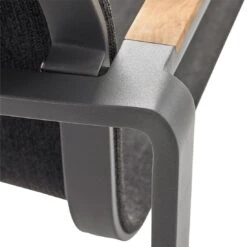Solpuri Foxx Stapelsessel Aluminium/Textilene/Teak Anthrazit/Coal -Gartenmöbel Verkauf solpuri foxx stapelsessel aluminium textilene teak 1465621 3
