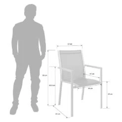 Stern Cardiff Stapelsessel Edelstahl/Textilene Silbergrau 11 Stern Cardiff Stapelsessel Edelstahl/Textilene Silbergrau -Gartenmöbel Verkauf stern cardiff stapelsessel edelstahl textilene silbergrau 3