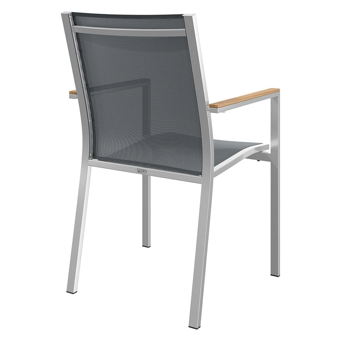 Stern Cardiff Stapelsessel Edelstahl/Textilene Silbergrau 6 Stern Cardiff Stapelsessel Edelstahl/Textilene Silbergrau - Image 6