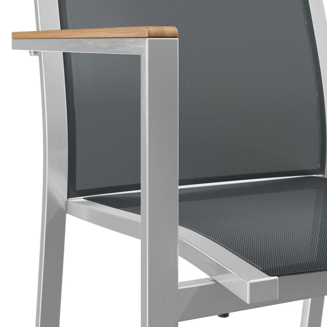 Stern Cardiff Stapelsessel Edelstahl/Textilene Silbergrau 8 Stern Cardiff Stapelsessel Edelstahl/Textilene Silbergrau - Image 8