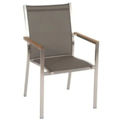 Stern Cardiff Stapelsessel-Set 4-tlg. Edelstahl/Textilene Taupe -Gartenmöbel Verkauf stern cardiff stapelsessel set 4tlg edelstahl textilene 973888 4