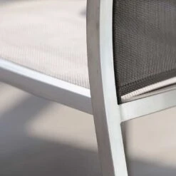 Stern Cardiff Stapelsessel-Set 4-tlg. Edelstahl/Textilene Taupe -Gartenmöbel Verkauf stern cardiff stapelsessel set 4tlg edelstahl textilene 973888 6