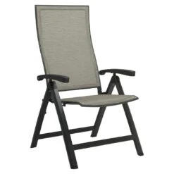 Stern Kari Klappsessel Aluminium/Textilene Anthrazit/Kaschmir