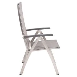 Stern Mika Klappsessel Hoch Edelstahl/Textilene Silber/Leinen-Grau -Gartenmöbel Verkauf stern mika klappsessel hoch edelstahl textilene 1395012 4