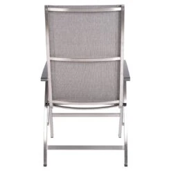 Stern Mika Klappsessel Hoch Edelstahl/Textilene Silber/Leinen-Grau -Gartenmöbel Verkauf stern mika klappsessel hoch edelstahl textilene 1395012 6